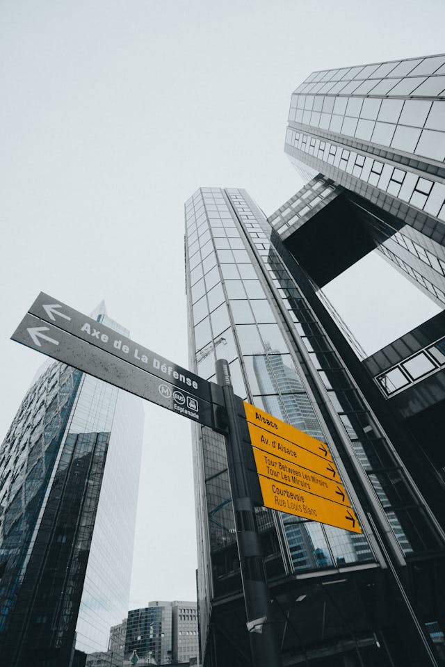Paris La Défense business district — AMF and ACPR headquarters for France crypto CASP license under MiCA